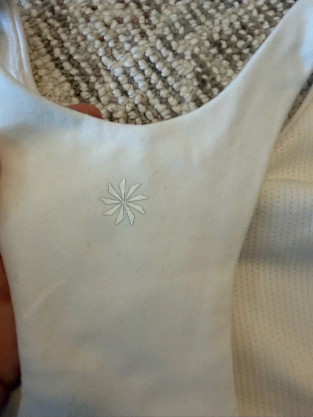 Athleta Girl Long Distance Bra White XXL